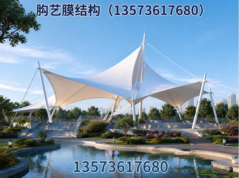 青州市膜结构加油站展示图