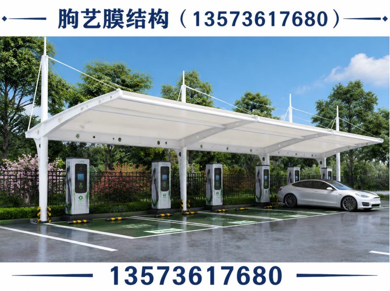青州市膜结构车棚展示图
